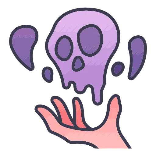 💀 Эмодзи «Skulls» для Telegram
