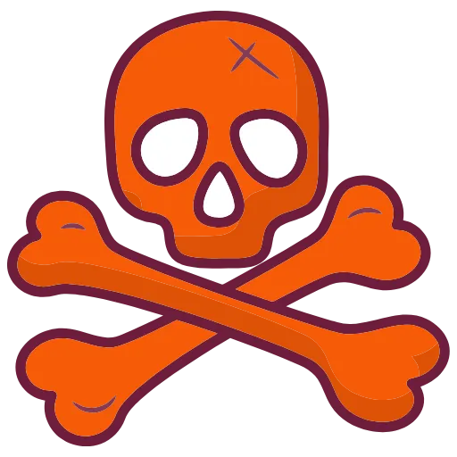 ☠️ Эмодзи «Skulls» для Telegram
