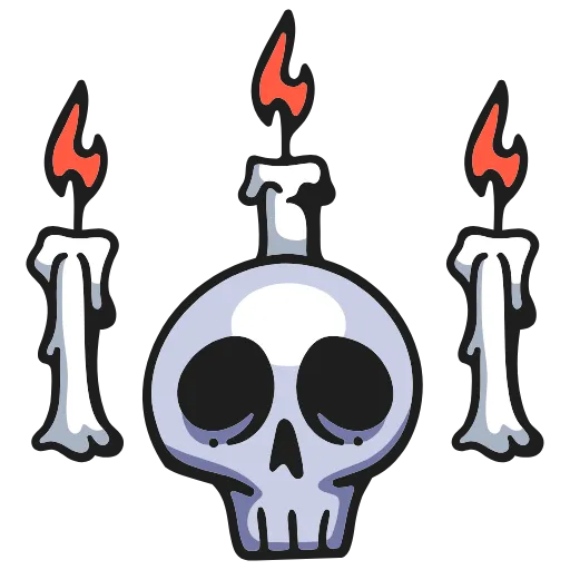 💀 Эмодзи «Skulls» для Telegram