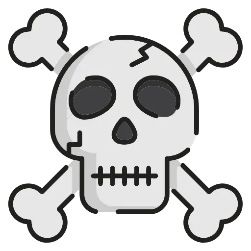 ☠️ Эмодзи «Skulls» для Telegram