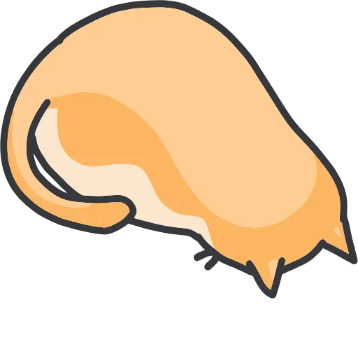🐈 Эмодзи «Strange cat» для Telegram