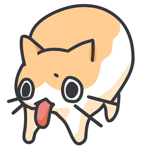 🐈 Эмодзи «Strange cat» для Telegram