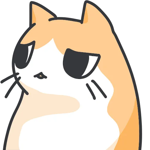 🐈 Эмодзи «Strange cat» для Telegram
