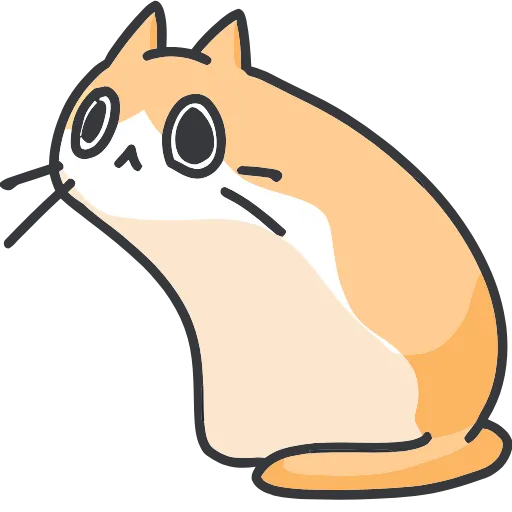 🐈 Эмодзи «Strange cat» для Telegram