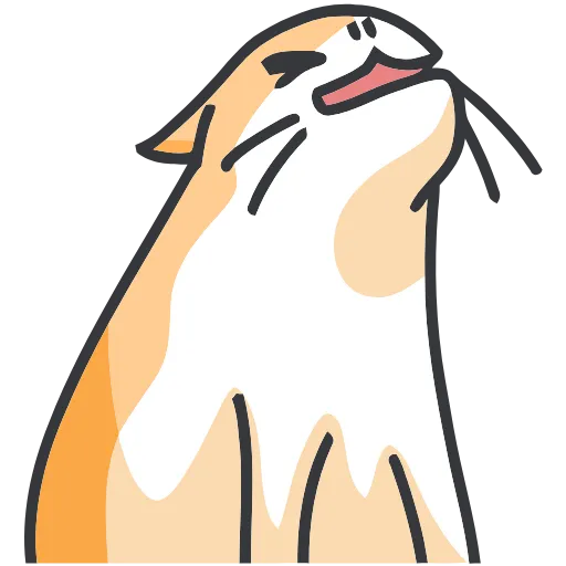 🐈 Эмодзи «Strange cat» для Telegram