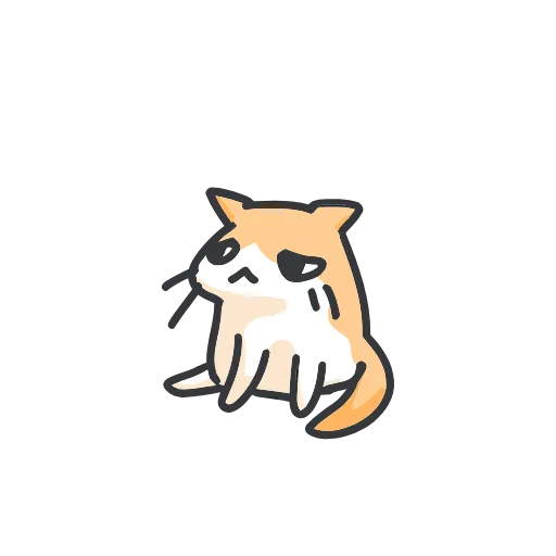 🐈 Эмодзи «Strange cat» для Telegram