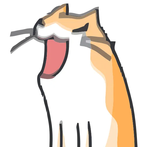 🐈 Эмодзи «Strange cat» для Telegram