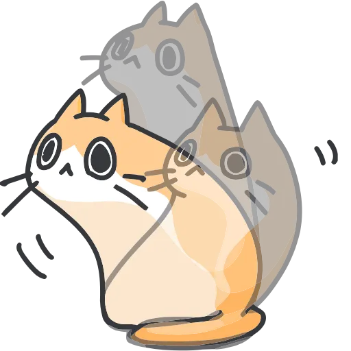 🐈 Эмодзи «Strange cat» для Telegram