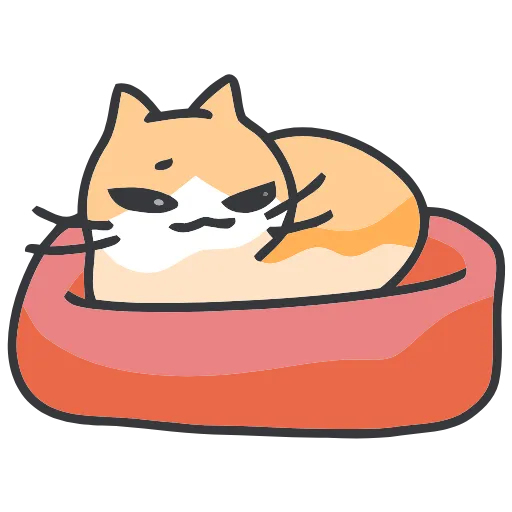 🐈 Эмодзи «Strange cat» для Telegram