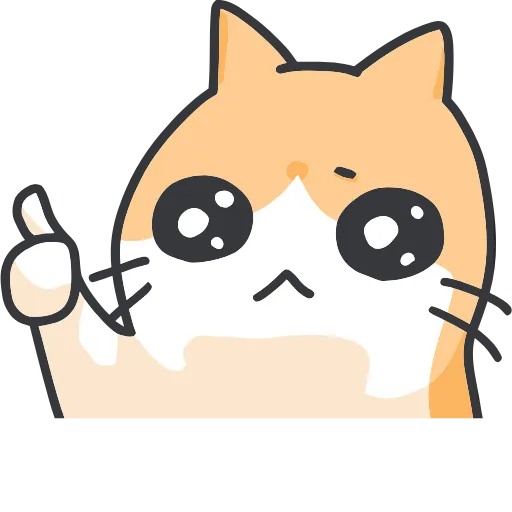 🐈 Эмодзи «Strange cat» для Telegram