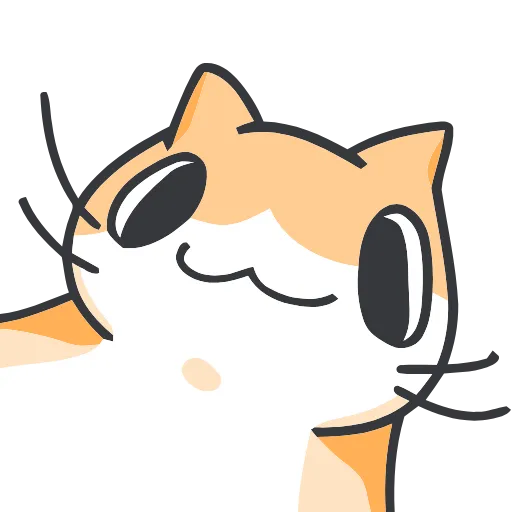 🐈 Эмодзи «Strange cat» для Telegram