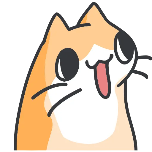🐈 Эмодзи «Strange cat» для Telegram