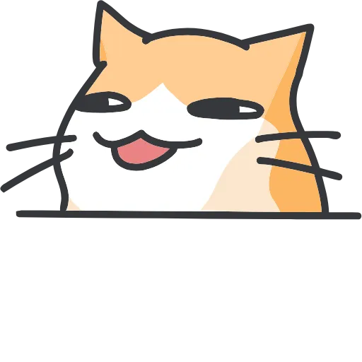 🐈 Эмодзи «Strange cat» для Telegram