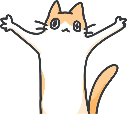 🐈 Эмодзи «Strange cat» для Telegram