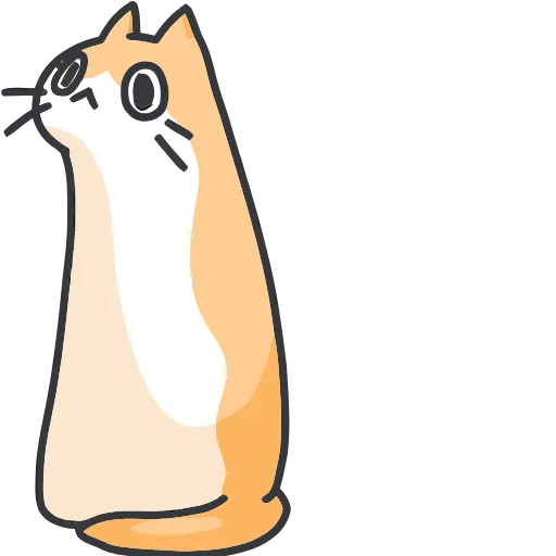 🐈 Эмодзи «Strange cat» для Telegram
