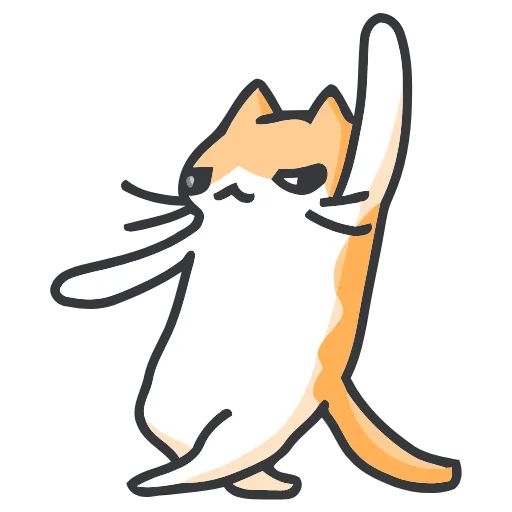🐈 Эмодзи «Strange cat» для Telegram
