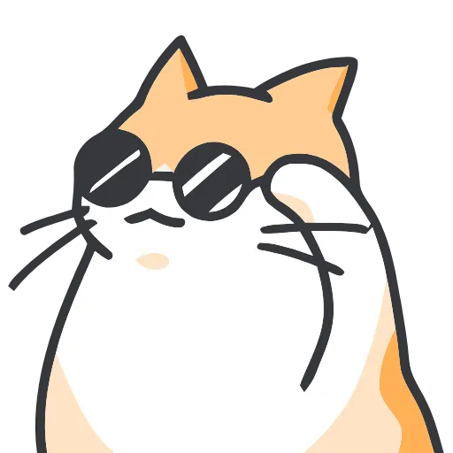 🐈 Эмодзи «Strange cat» для Telegram