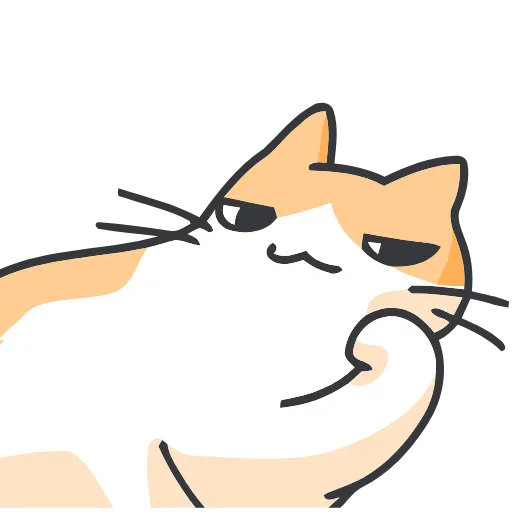 🐈 Эмодзи «Strange cat» для Telegram