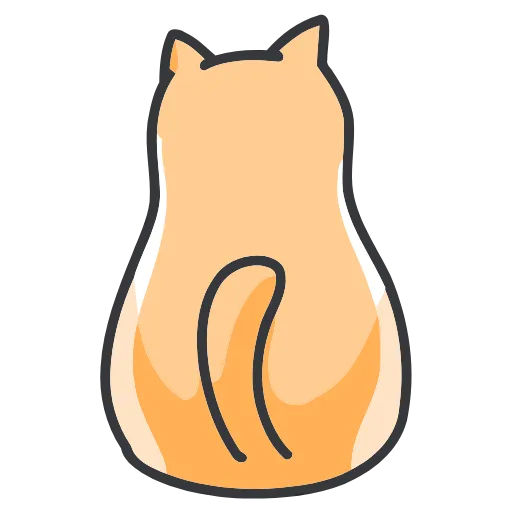 🐈 Эмодзи «Strange cat» для Telegram