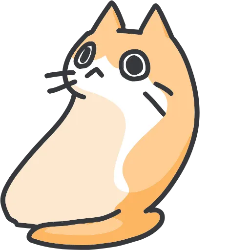 🐈 Эмодзи «Strange cat» для Telegram