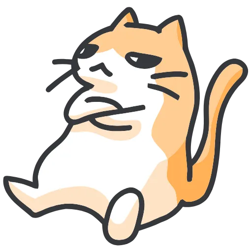 🐈 Эмодзи «Strange cat» для Telegram