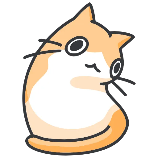 🐈 Эмодзи «Strange cat» для Telegram