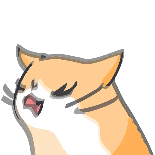 🐈 Эмодзи «Strange cat» для Telegram