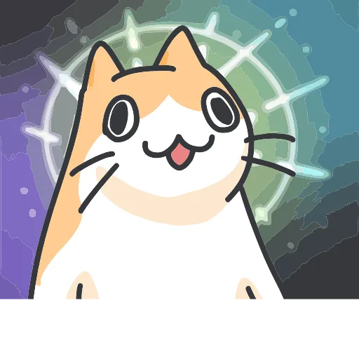 🐈 Эмодзи «Strange cat» для Telegram
