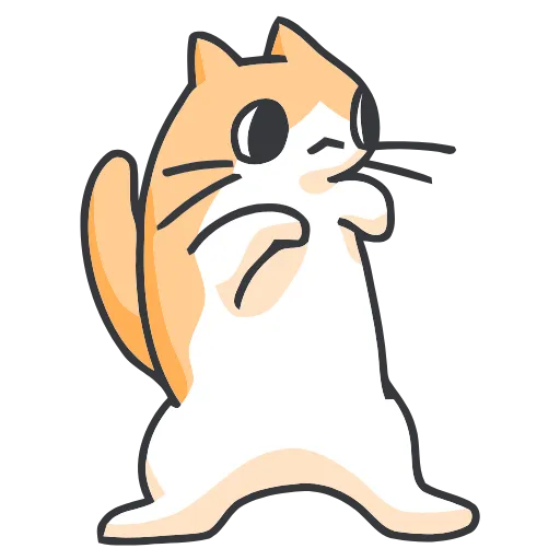🐈 Эмодзи «Strange cat» для Telegram