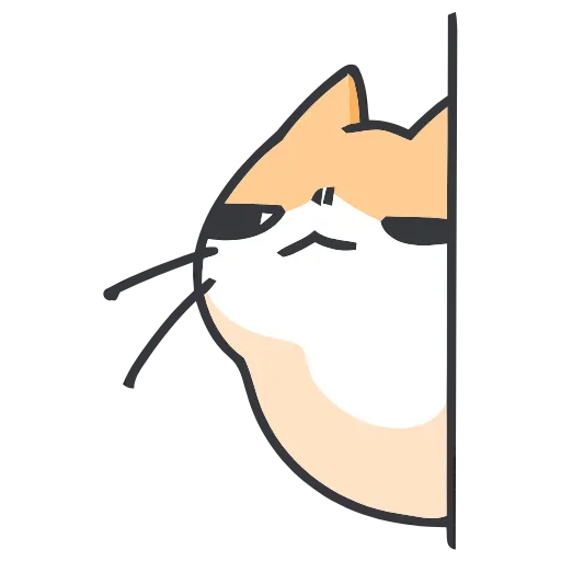 🐈 Эмодзи «Strange cat» для Telegram