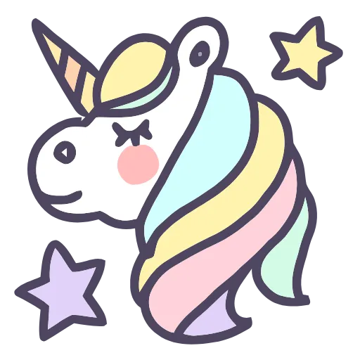 🦄 Эмодзи «Unicorns» для Telegram