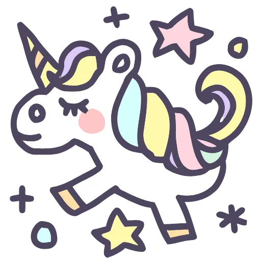 🦄 Эмодзи «Unicorns» для Telegram