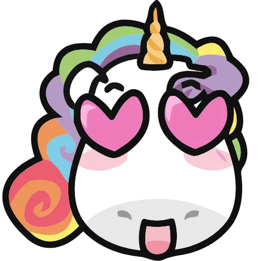 🦄 Эмодзи «Unicorns» для Telegram