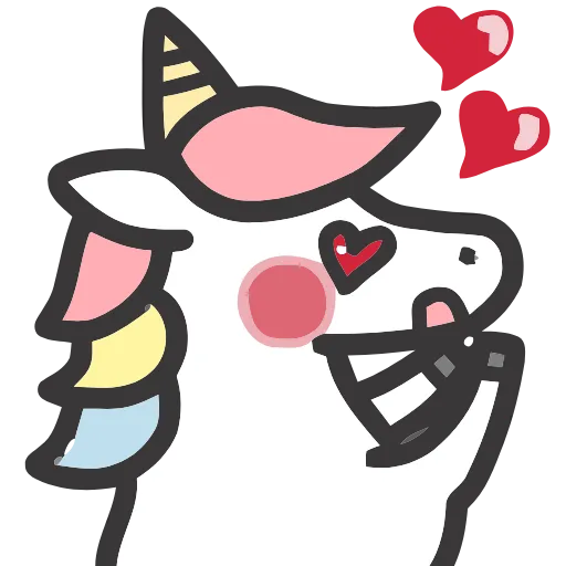 🦄 Эмодзи «Unicorns» для Telegram
