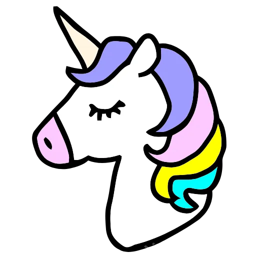 🦄 Эмодзи «Unicorns» для Telegram