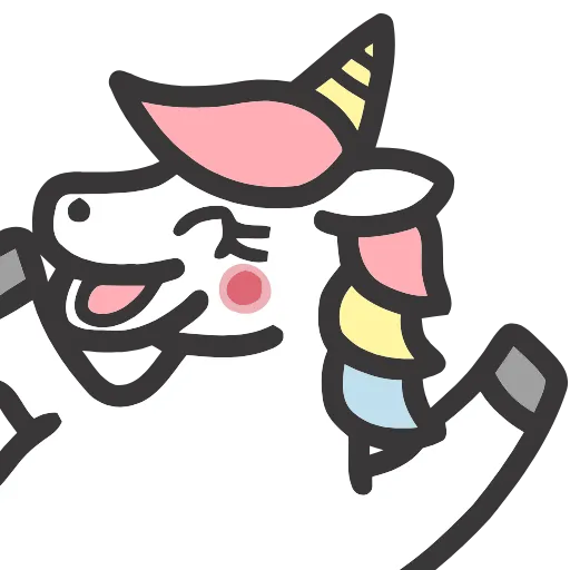 🦄 Эмодзи «Unicorns» для Telegram