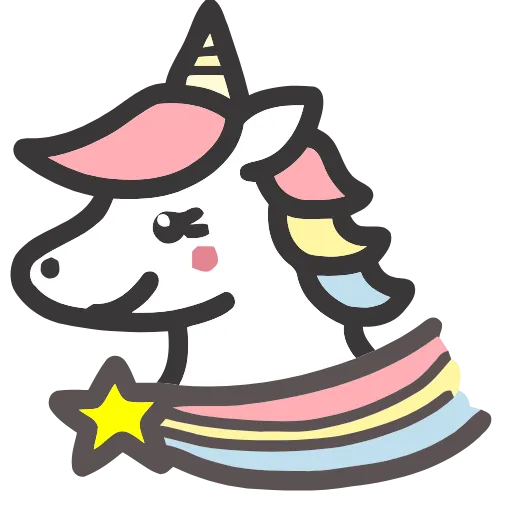 🦄 Эмодзи «Unicorns» для Telegram