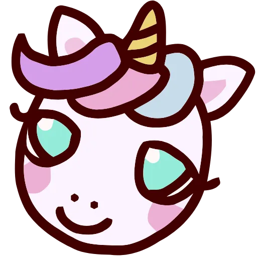 🦄 Эмодзи «Unicorns» для Telegram