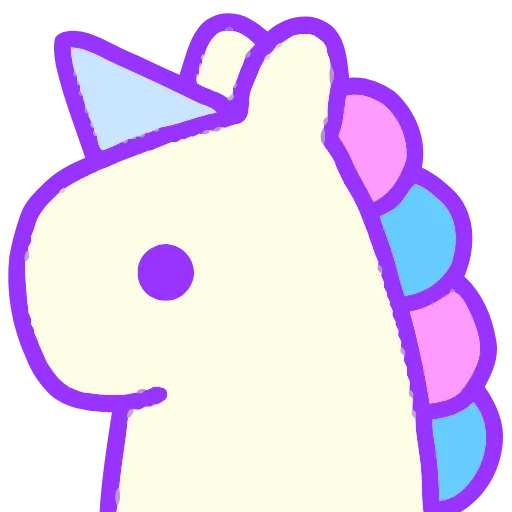 🦄 Эмодзи «Unicorns» для Telegram