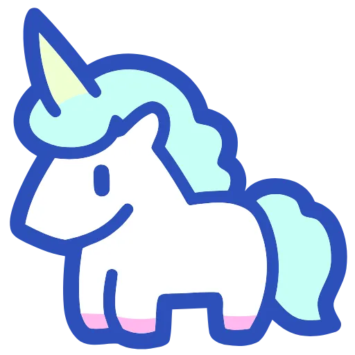 🦄 Эмодзи «Unicorns» для Telegram