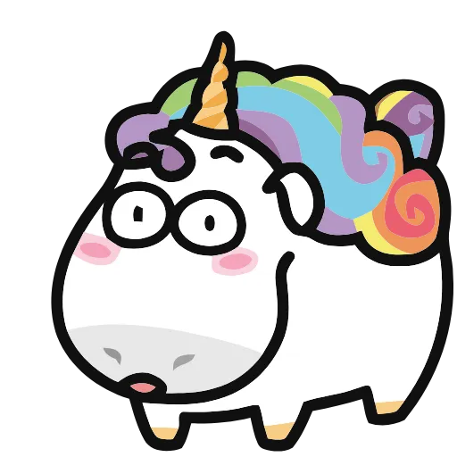 🦄 Эмодзи «Unicorns» для Telegram