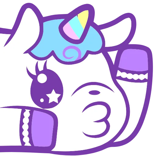 🦄 Эмодзи «Unicorns» для Telegram