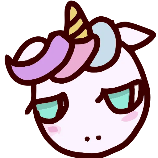 🦄 Эмодзи «Unicorns» для Telegram