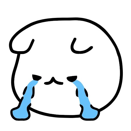😭 Эмодзи «Fluffs» для Telegram