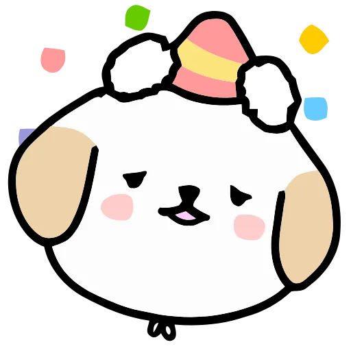 🥳 Эмодзи «Fluffs» для Telegram