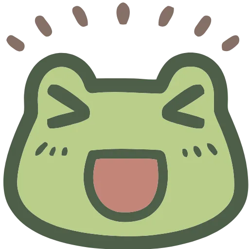 😆 Эмодзи «🥰 Набор эмоджи с лягушками в качестве» для Telegram