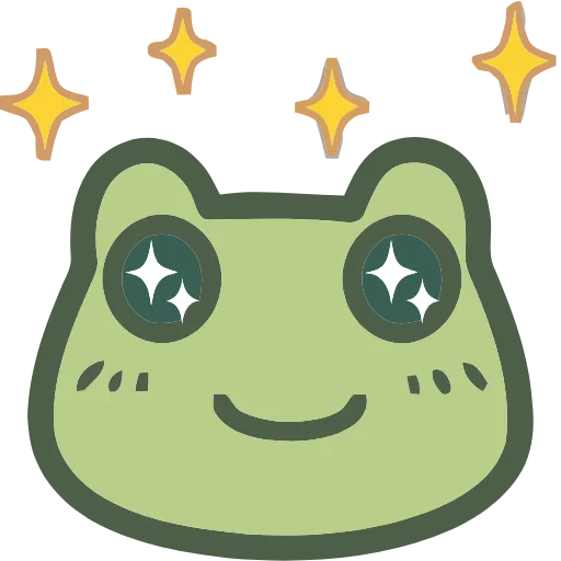 🤩 Эмодзи «🥰 Набор эмоджи с лягушками в качестве» для Telegram