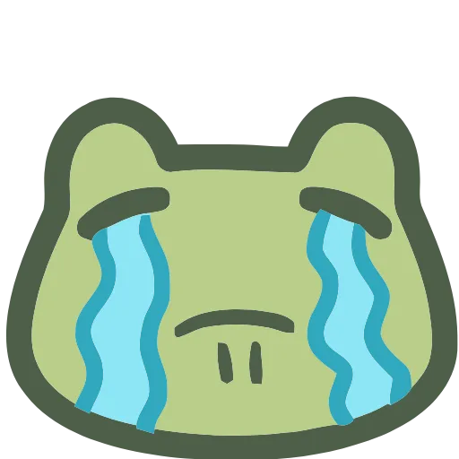 😭 Эмодзи «🥰 Набор эмоджи с лягушками в качестве» для Telegram