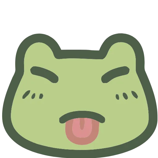 😝 Эмодзи «🥰 Набор эмоджи с лягушками в качестве» для Telegram