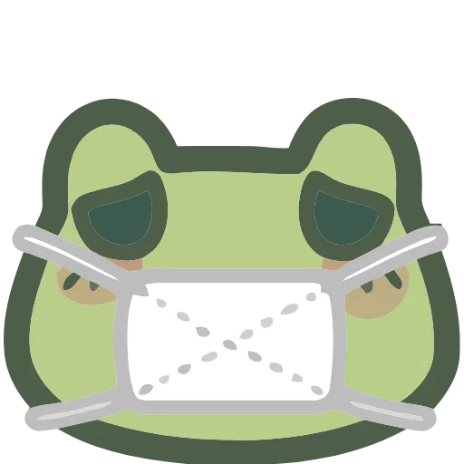 😷 Эмодзи «🥰 Набор эмоджи с лягушками в качестве» для Telegram
